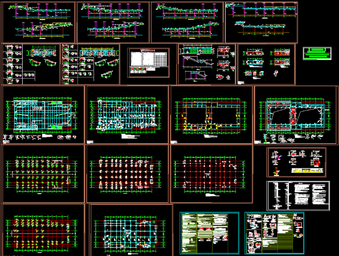 商丘钢结构报告厅图纸