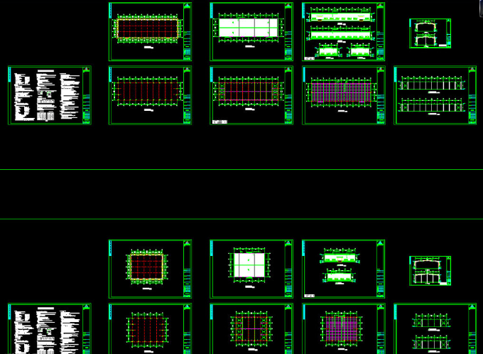 商丘钢结构厂房图纸