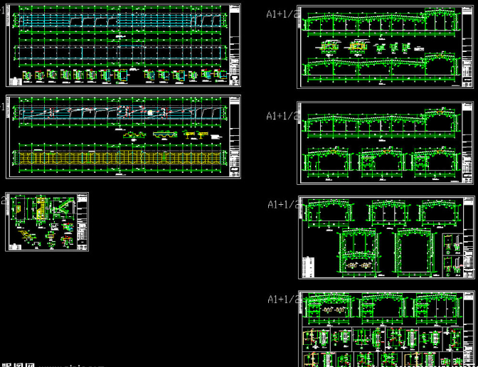 商丘钢结构厂房图纸
