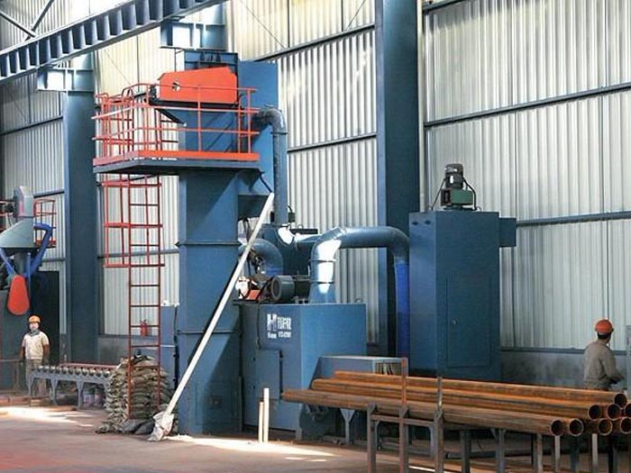 商丘网架杆件拋丸