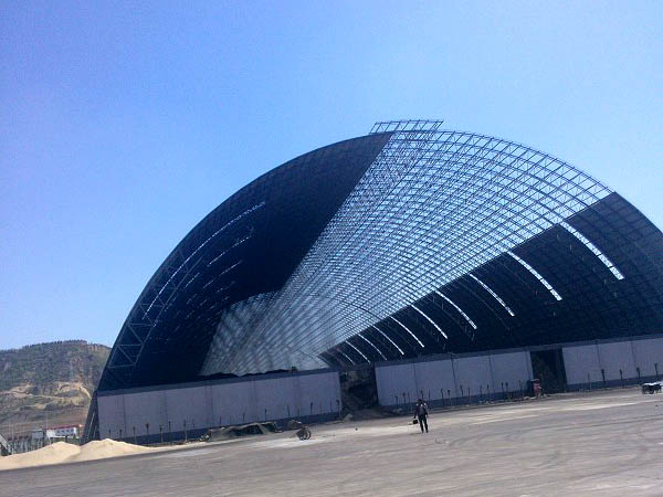 商丘桶壳螺栓球网架工程