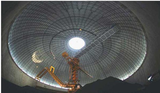 商丘发电厂干煤棚网架