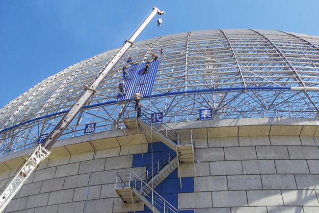 商丘发电厂球形网架